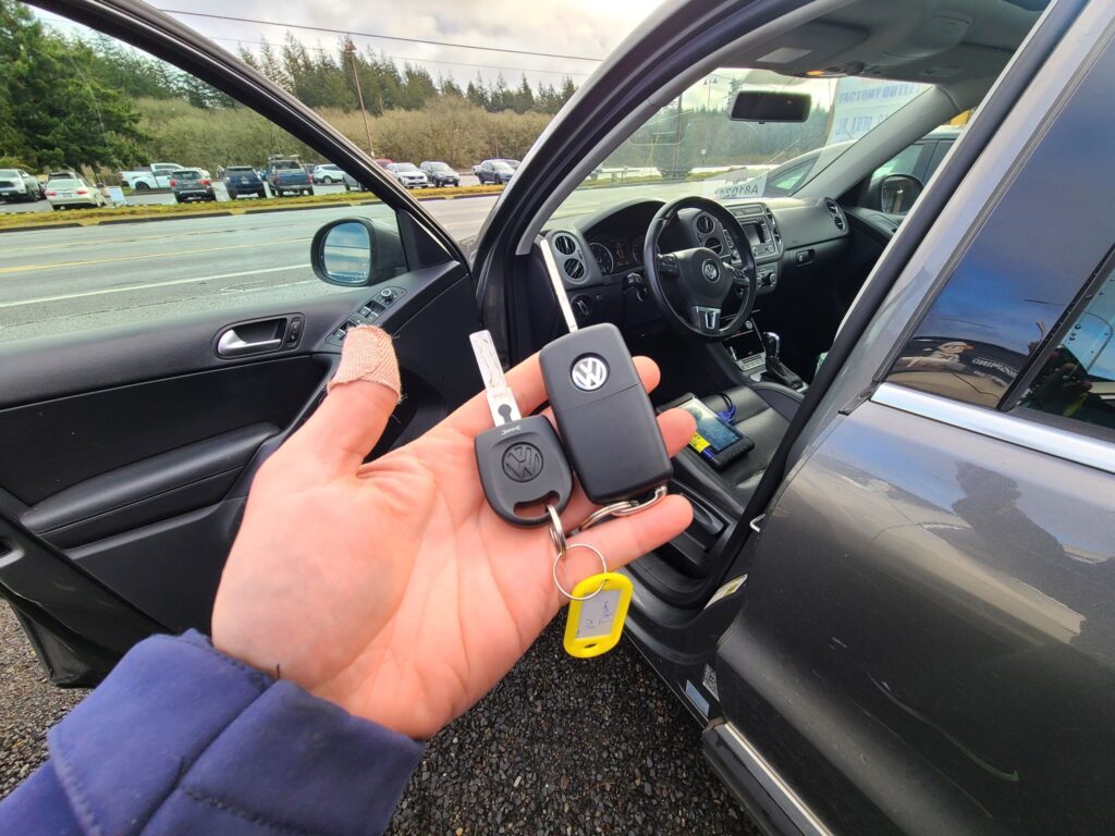 Spare Key 2011 Volkswagen Touareg - Locksmith Job in Centralia, WA